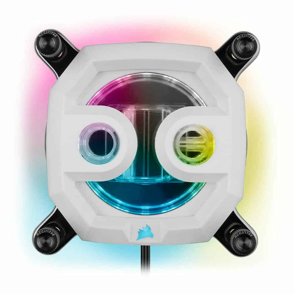 (image for) Corsair Hydro X XC7 RGB PRO White Intel/AM4 CPU Water Block